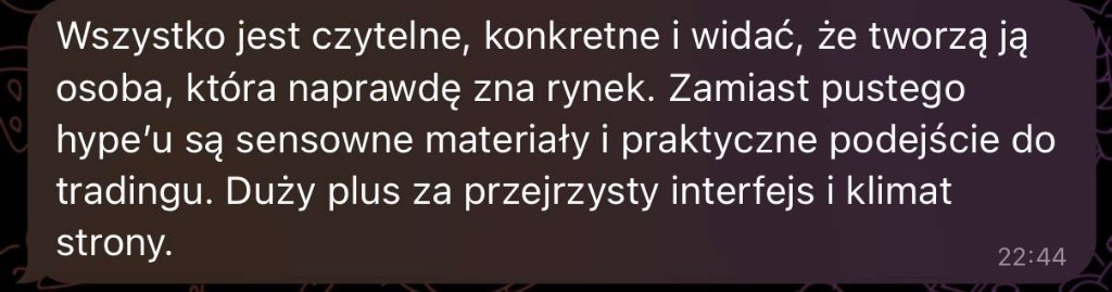 Opinia użytkownika — przejrzystość i praktyczne podejście